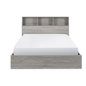 Bali Ottoman Storage Single Bed - Grey Oak