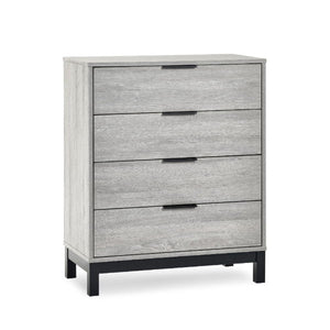 Bali 4 Drawer Chest - Grey Oak - Living with Luxury
