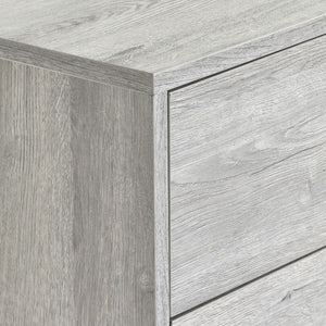 BALI 6 DRAWER WIDE CHEST - GREY OAK - Living with Luxury