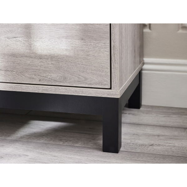 Bali 4 Drawer Chest - Grey Oak - Living with Luxury
