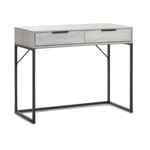 BALI 2 DRAWER DRESSING TABLE/DESK - GREY OAK - Living with Luxury