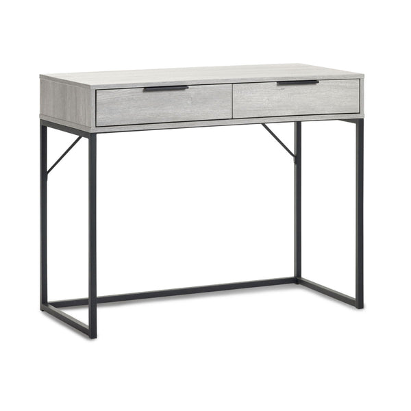 BALI 2 DRAWER DRESSING TABLE/DESK - GREY OAK - Living with Luxury