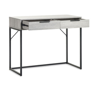 BALI 2 DRAWER DRESSING TABLE/DESK - GREY OAK - Living with Luxury