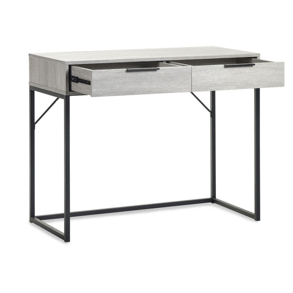 BALI 2 DRAWER DRESSING TABLE/DESK - GREY OAK - Living with Luxury