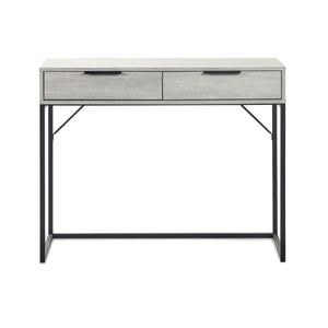 BALI 2 DRAWER DRESSING TABLE/DESK - GREY OAK - Living with Luxury