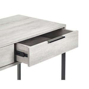 BALI 2 DRAWER DRESSING TABLE/DESK - GREY OAK - Living with Luxury