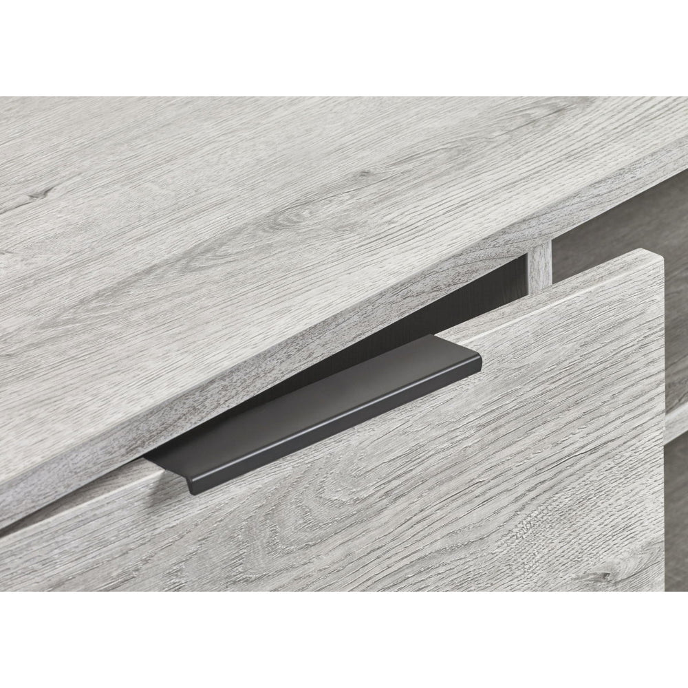 BALI TV UNIT IN CLICK CLACK SYSTEM - GREY OAK - Living with Luxury