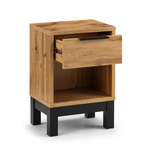 BALI 1 DRAWER BEDSIDE - LIGHT OAK - Living with Luxury