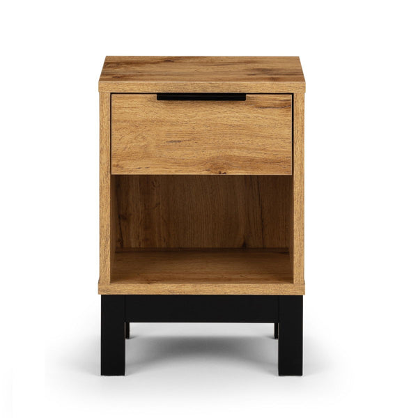 BALI 1 DRAWER BEDSIDE - LIGHT OAK - Living with Luxury