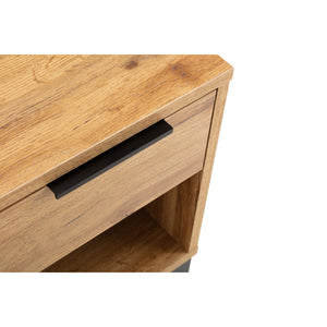 BALI 1 DRAWER BEDSIDE - LIGHT OAK - Living with Luxury