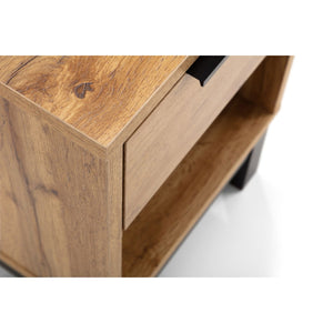 BALI 2 DRAWER BEDSIDE - LIGHT OAK - Living with Luxury