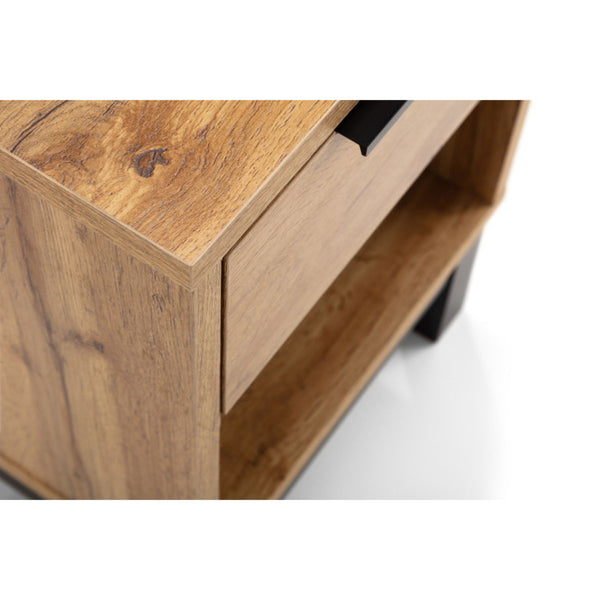 BALI 2 DRAWER BEDSIDE - LIGHT OAK - Living with Luxury