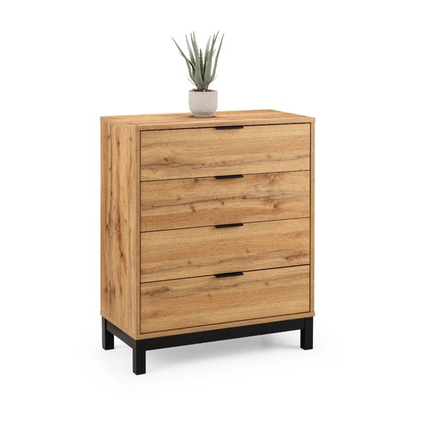 BALI 4 DRAWER CHEST -  - LIGHT OAK - Living with Luxury