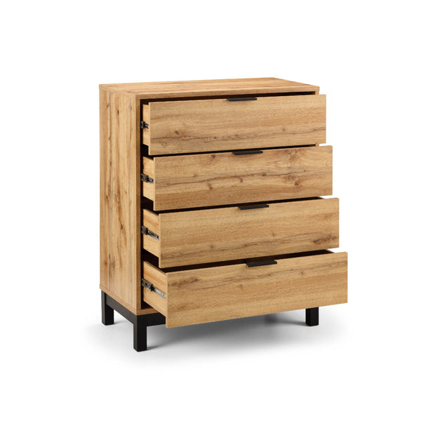BALI 4 DRAWER CHEST -  - LIGHT OAK - Living with Luxury