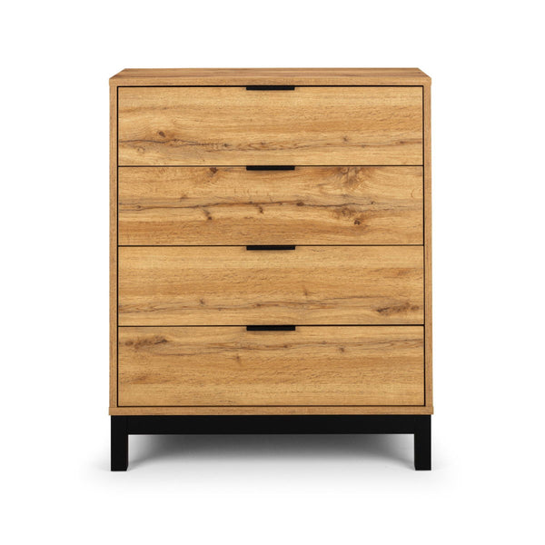 BALI 4 DRAWER CHEST -  - LIGHT OAK - Living with Luxury