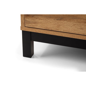 BALI TV UNIT IN CLICK CLACK SYSTEM - LIGHT OAK - Living with Luxury