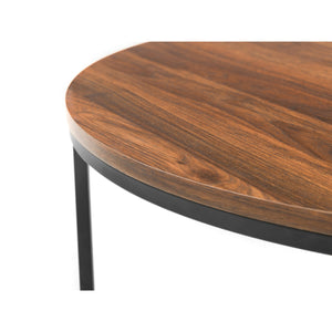 BELLINI ROUND NESTING COFFEE TABLE - WALNUT - Living with Luxury