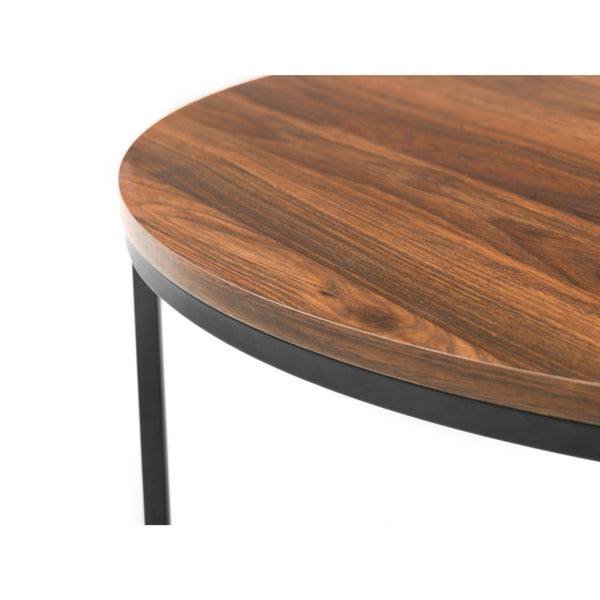BELLINI ROUND NESTING COFFEE TABLE - WALNUT - Living with Luxury