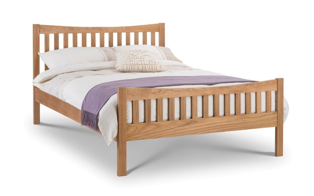 BERGAMO OAK BED 135CM - Living with Luxury