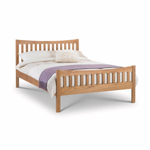 BERGAMO OAK BED 150CM - Living with Luxury