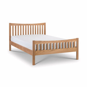 BERGAMO OAK BED 150CM - Living with Luxury