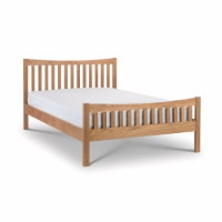 BERGAMO OAK BED 150CM - Living with Luxury
