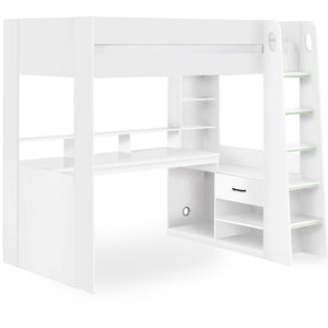 BLAZE GAMING HIGHSLEEPER  -  ALL WHITE - Living with Luxury