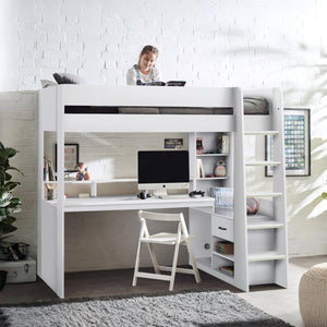 BLAZE GAMING HIGHSLEEPER  -  ALL WHITE - Living with Luxury