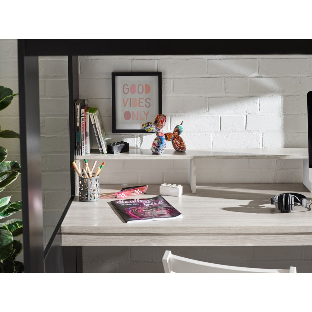 BLAZE GAMING HIGHSLEEPER - BLACK AND PALE WOOD - Living with Luxury