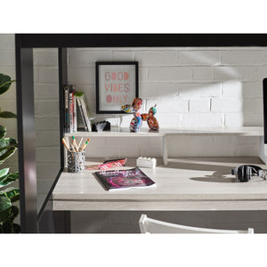 BLAZE GAMING HIGHSLEEPER - BLACK AND PALE WOOD - Living with Luxury