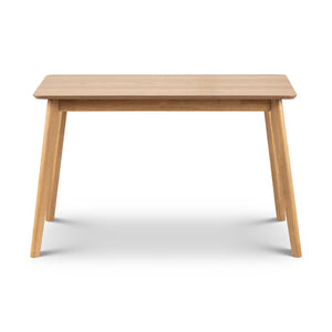 BODEN OAK VENEER RECTANGULAR TABLE WITH TAPERED LEGS - Living with Luxury