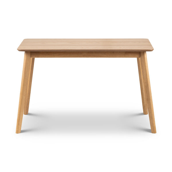 BODEN OAK VENEER RECTANGULAR TABLE WITH TAPERED LEGS - Living with Luxury
