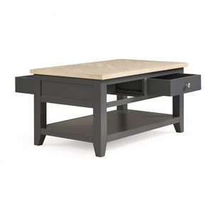 BORDEAUX NEST OF TABLES DARK GREY - Living with Luxury