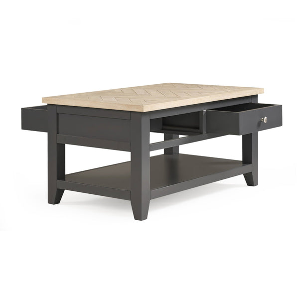 BORDEAUX COFFEE TABLE DARK GREY - Living with Luxury