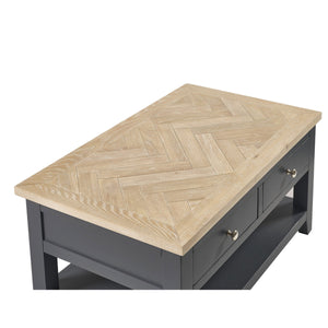 BORDEAUX NEST OF TABLES DARK GREY - Living with Luxury