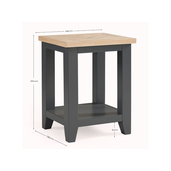 BORDEAUX NEST OF TABLES DARK GREY - Living with Luxury
