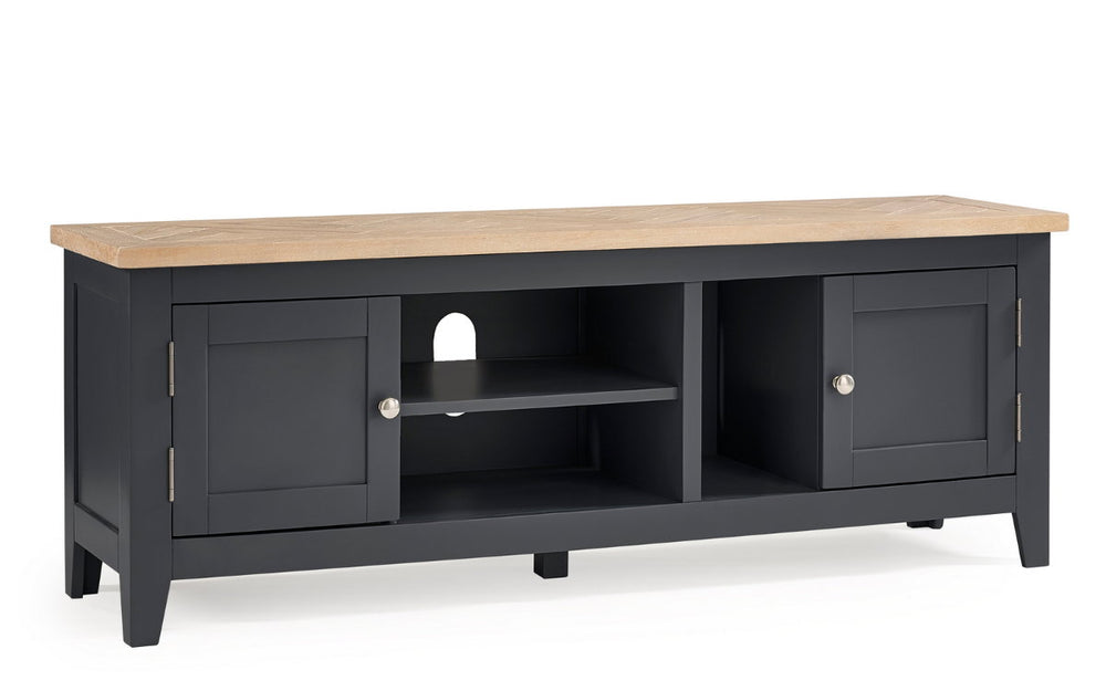 BORDEAUX TV UNIT DARK GREY - Living with Luxury
