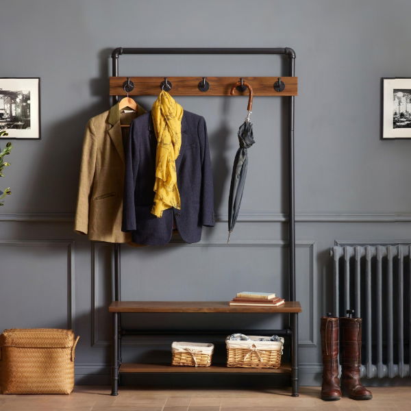 Boston Hallway Stand With Bench - Living with Luxury