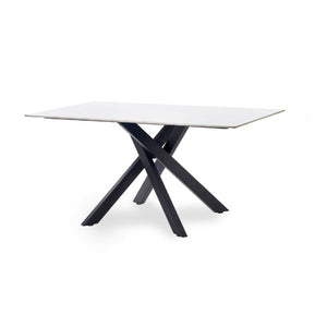 Bradley White Marble Dining Table - Living with Luxury