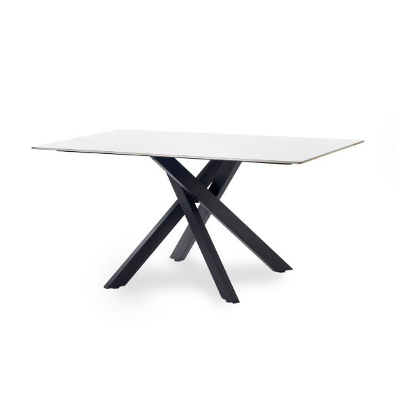 Bradley White Marble Dining Table - Living with Luxury