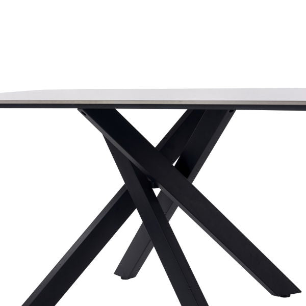 Bradley White Marble Dining Table - Living with Luxury