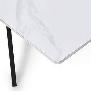 Bradley White Marble Coffee Table - Living with Luxury