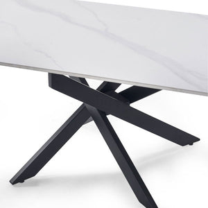 Bradley White Marble Coffee Table - Living with Luxury