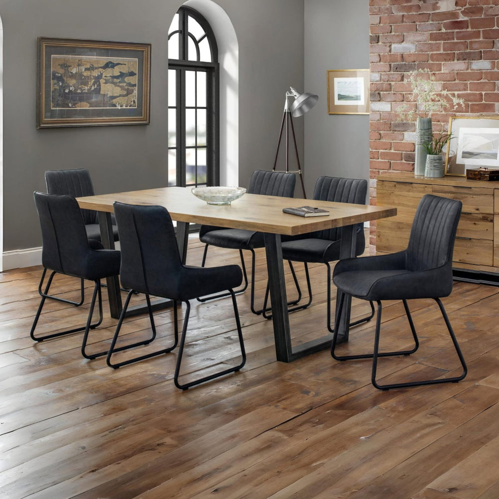 BROOKLYN DINING TABLE - OAK - Living with Luxury