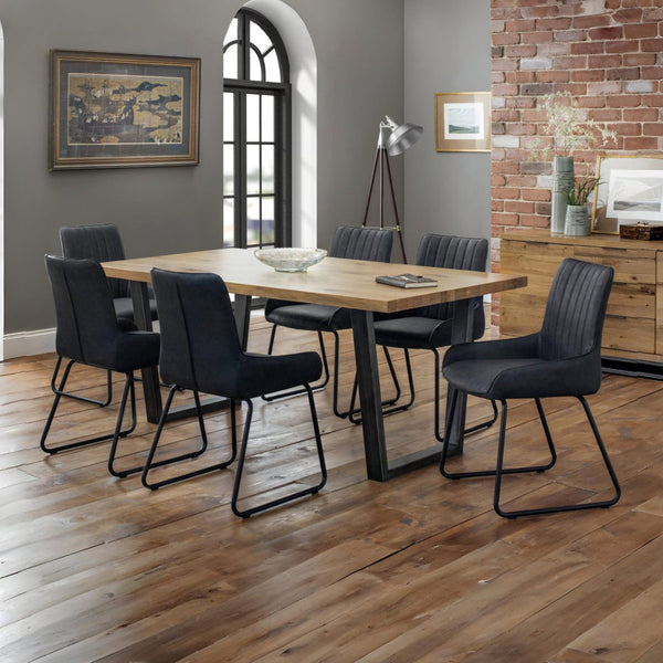BROOKLYN DINING TABLE - OAK - Living with Luxury