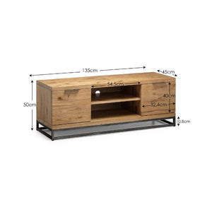 BROOKLYN TV UNIT - OAK - Living with Luxury