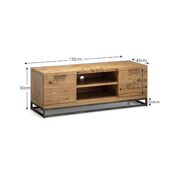 BROOKLYN TV UNIT - OAK - Living with Luxury
