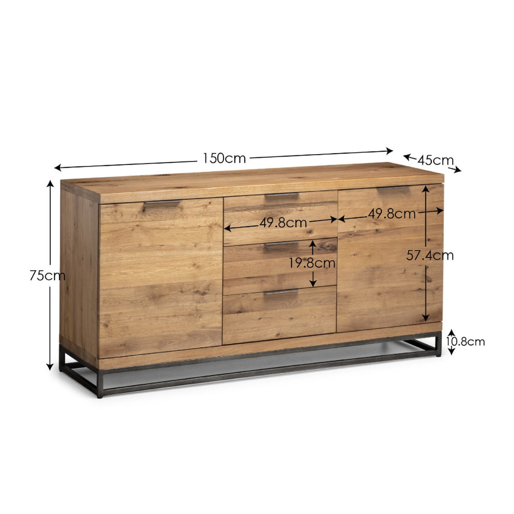 BROOKLYN SIDEBOARD - OAK - Living with Luxury