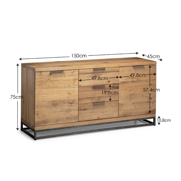 BROOKLYN SIDEBOARD - OAK - Living with Luxury