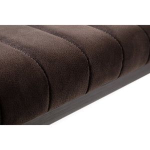 BROOKLYN UPHOLSTERED BENCH - CHARCOAL - Living with Luxury